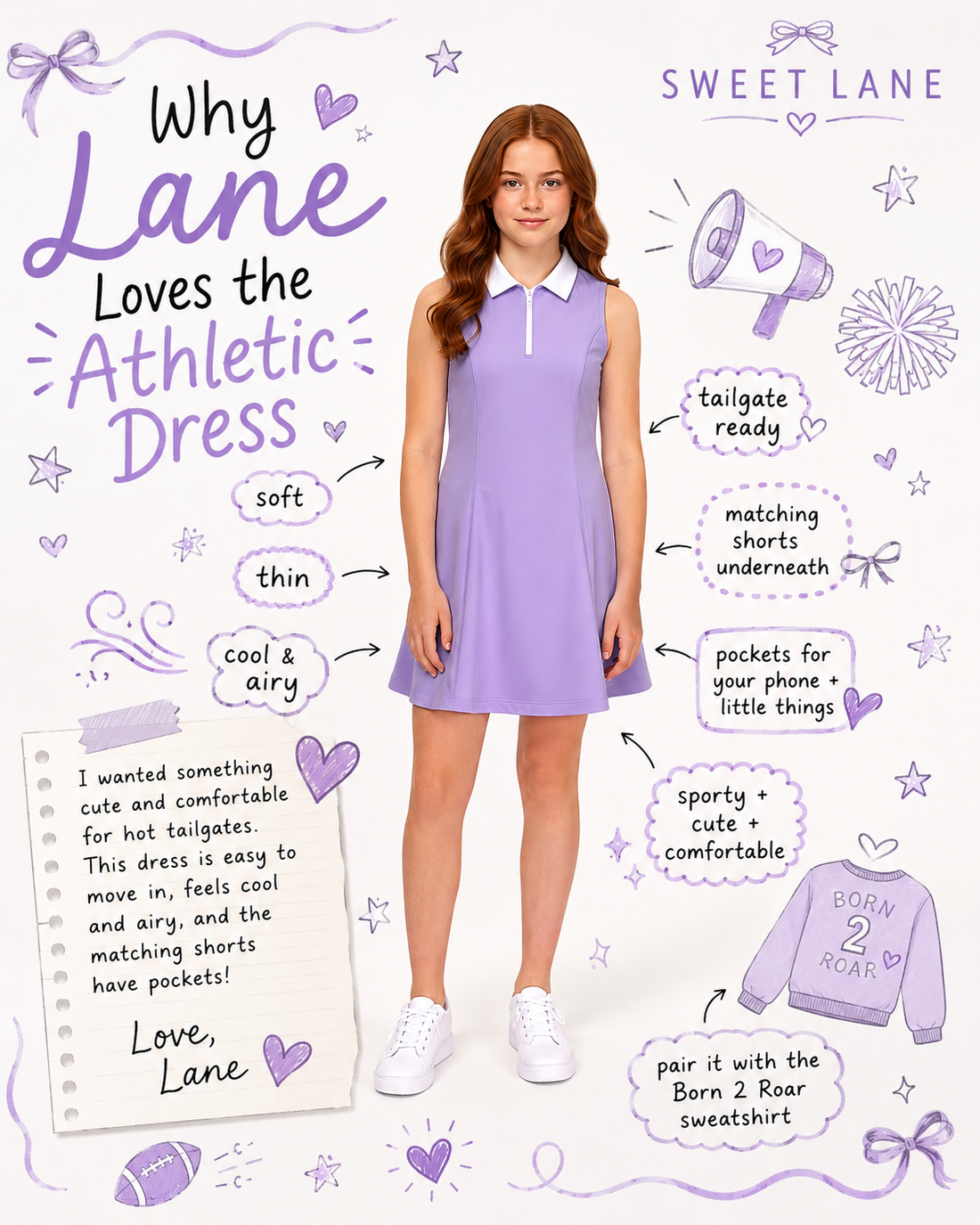 The Athletic Dress: Cute Enough for Game Day, Comfy Enough for the Heat