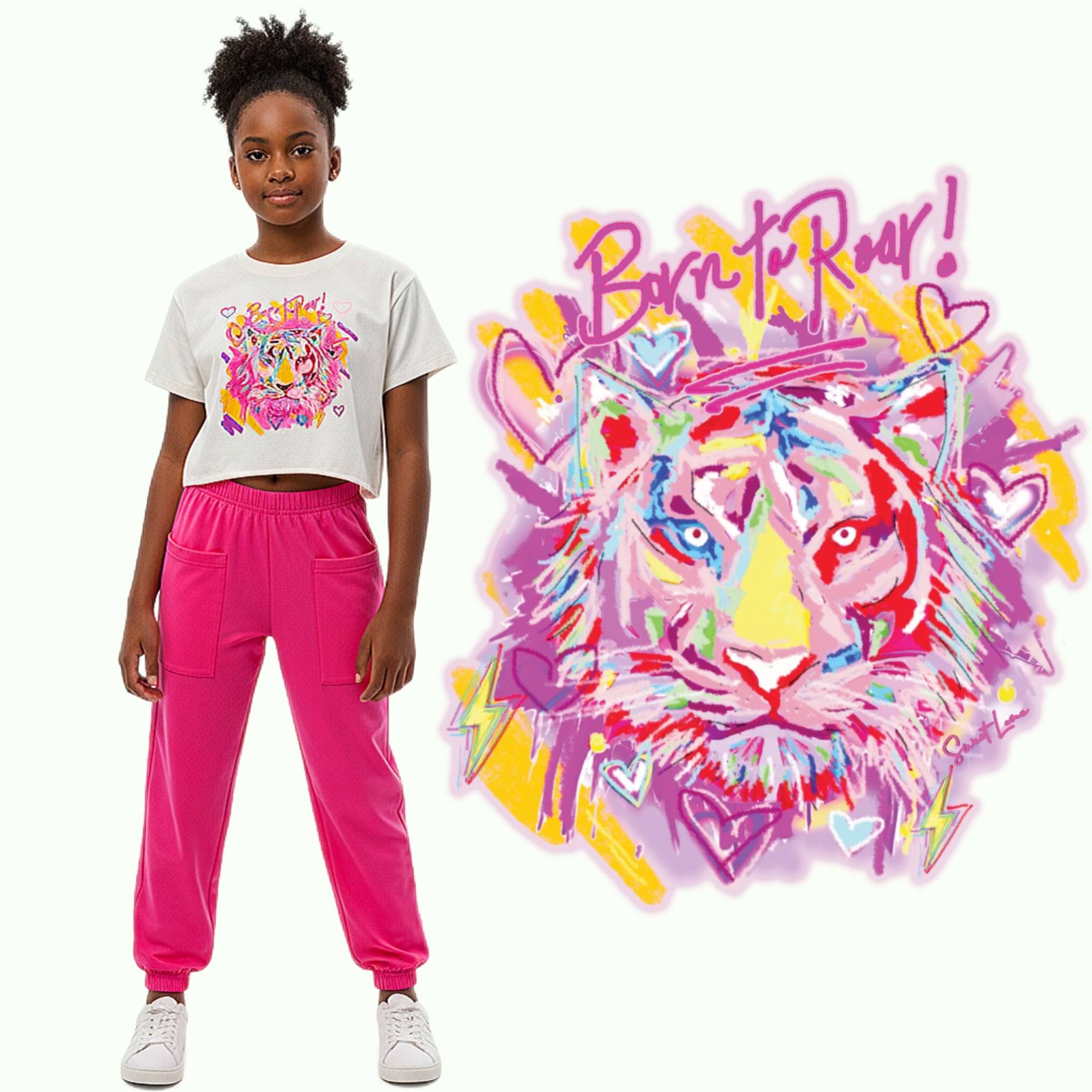 Soft Flowy Pants with Pockets Hot Pink