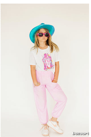 Soft Flowy Pants with Pockets Light Purple