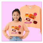 Boo Crew Thin Lightweight Sweatshirt with Custom Art