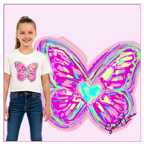 Butterfly Custom Art Tee