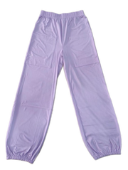 Soft Flowy Pants with Pockets Light Purple