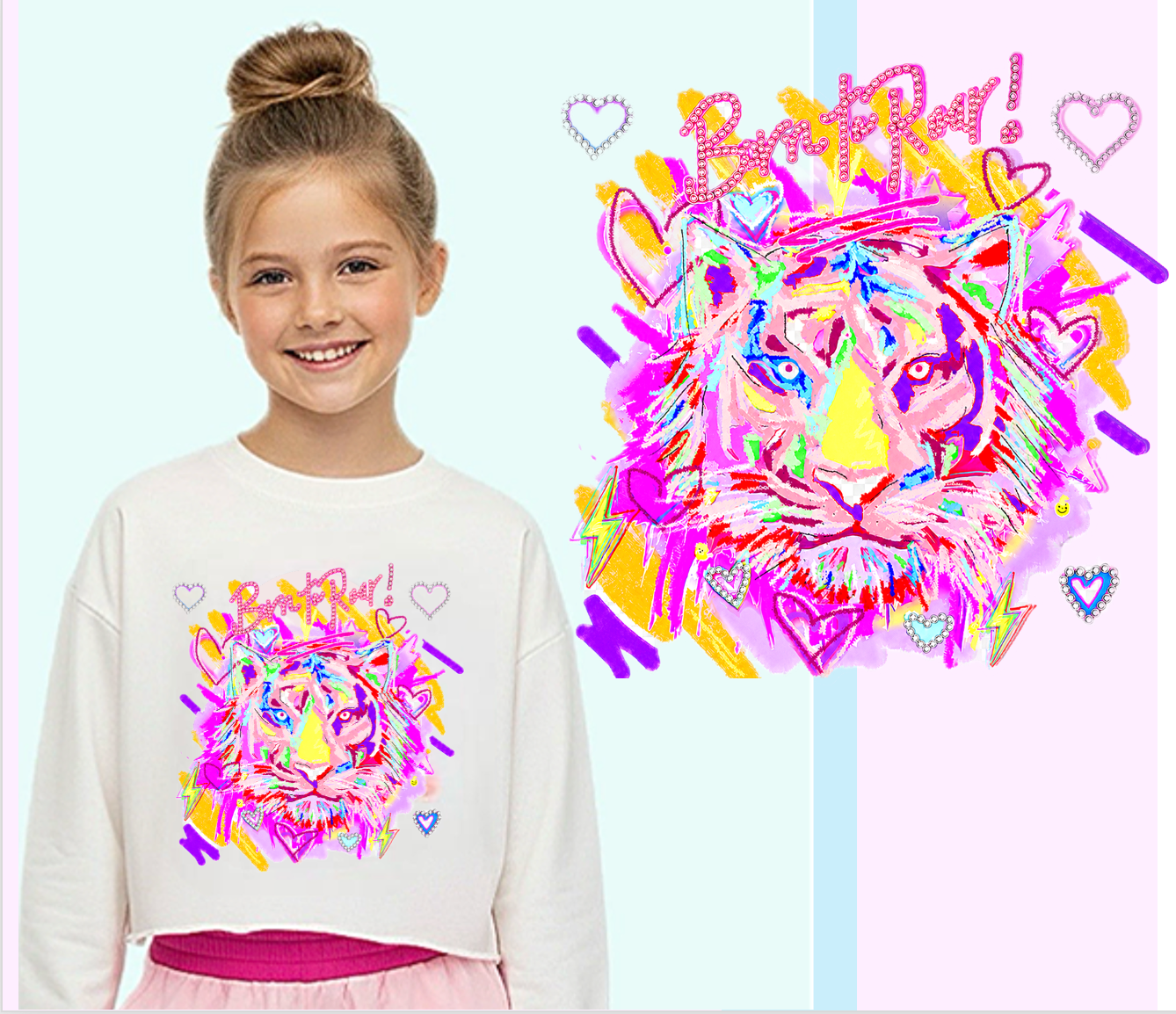 Born 2 Roar Lightweight Sweatshirt
