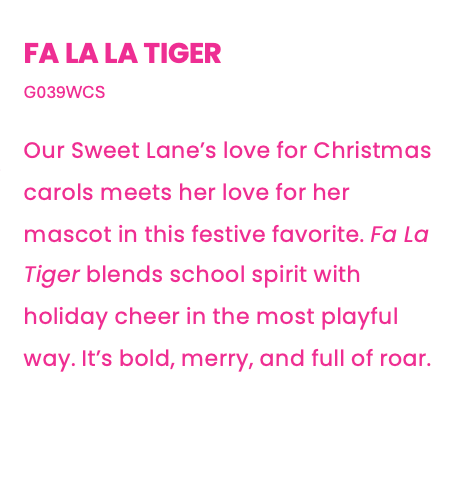 Fa La La Tiger Lightweight Sweatshirt