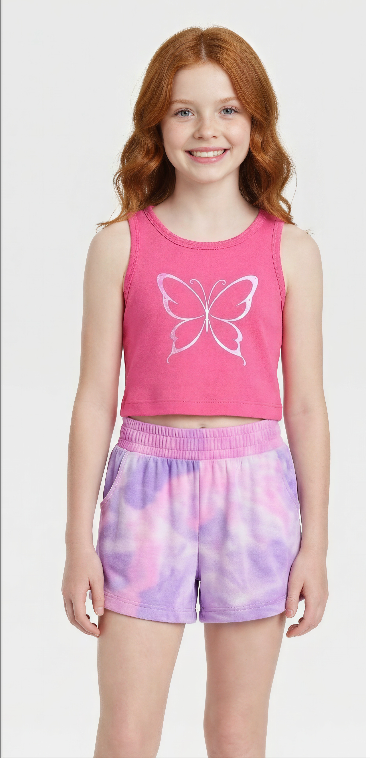 TDYE shorts set SUN