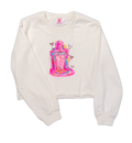 Sippin on Pink Sweatshirt