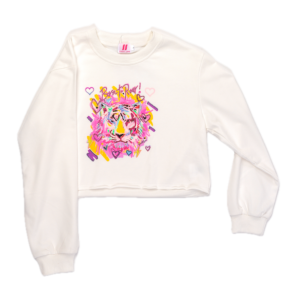 Born to Roar Cotton Sweatshirt