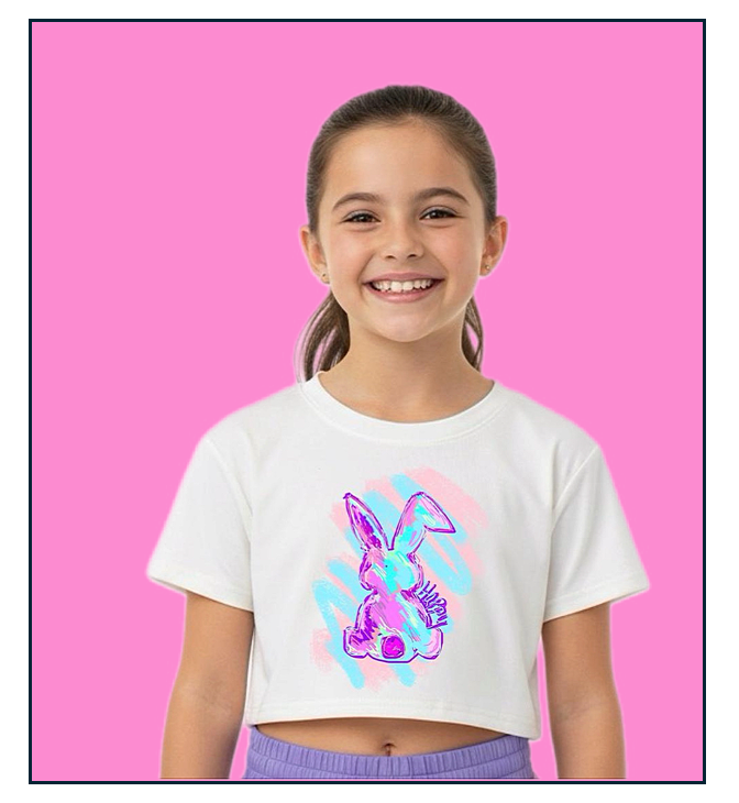 Bunny Fever Tee Custom Art Tee