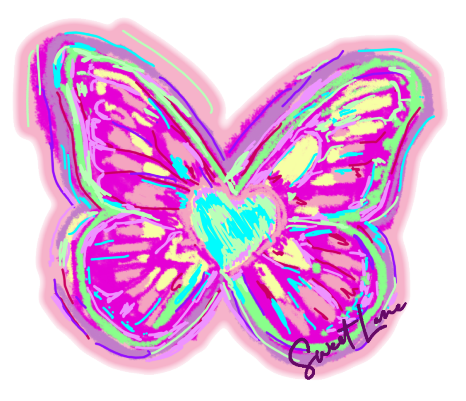 Butterfly Custom Art Tee