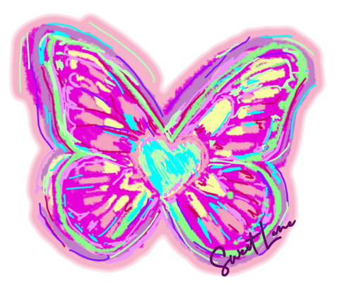 Butterfly Custom Art Tee