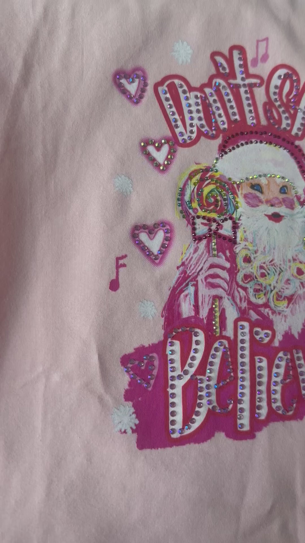 Santa Believ'n Custom Art Tee