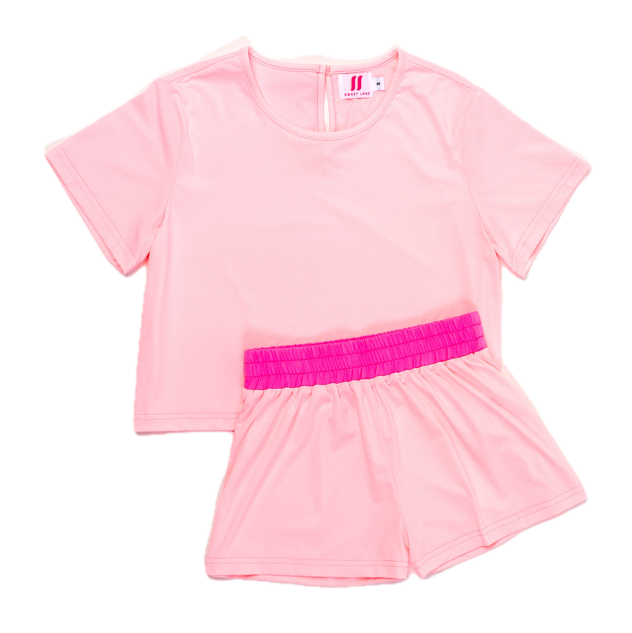 Shorts and Top Set - Cotton Candy