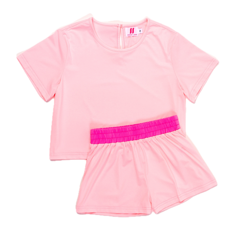 Shorts and Top Set Cotton Candy