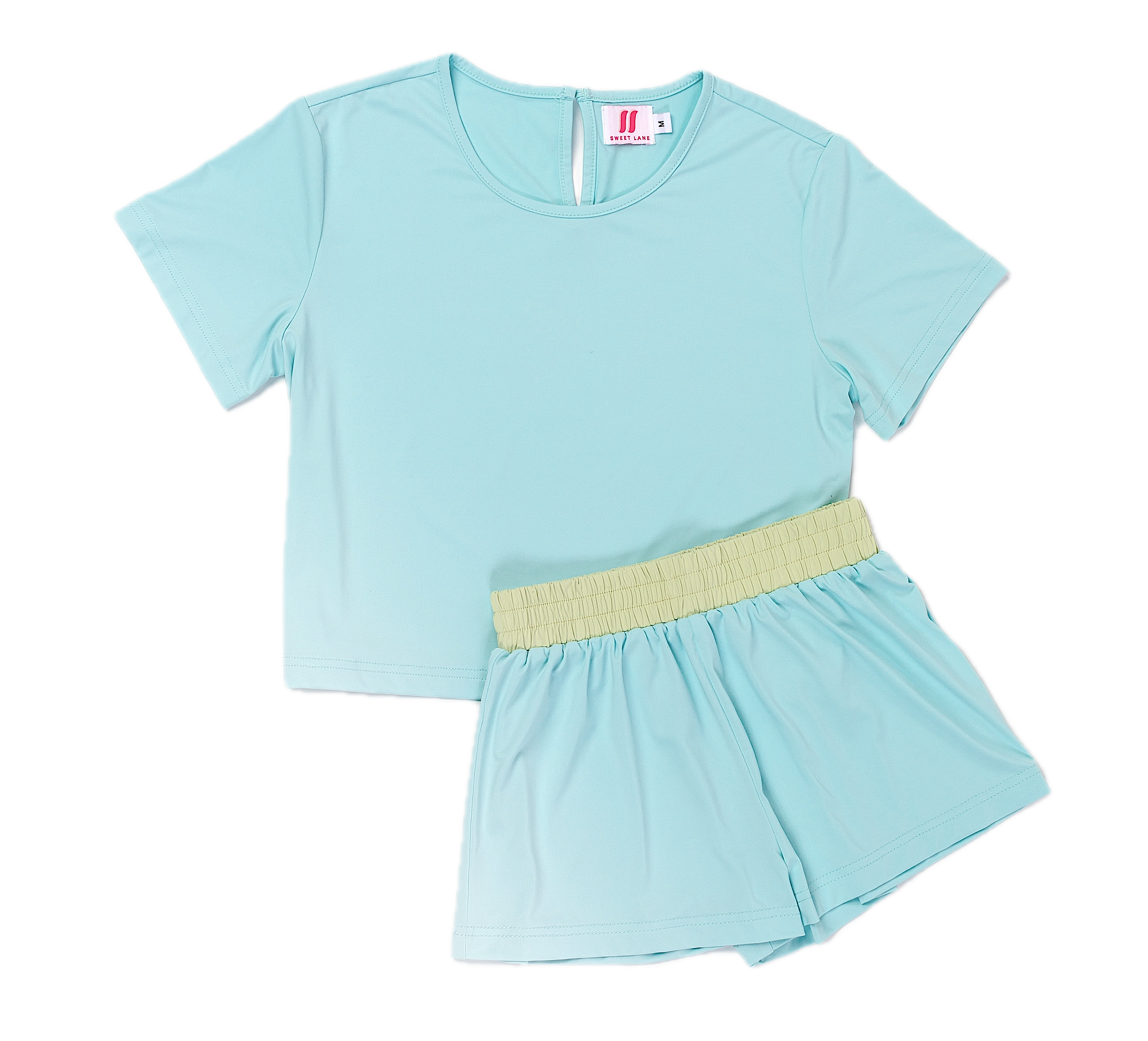 Shorts and Top Set - Ice Blue