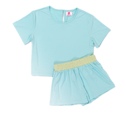 Shorts and Top Set Ice Blue