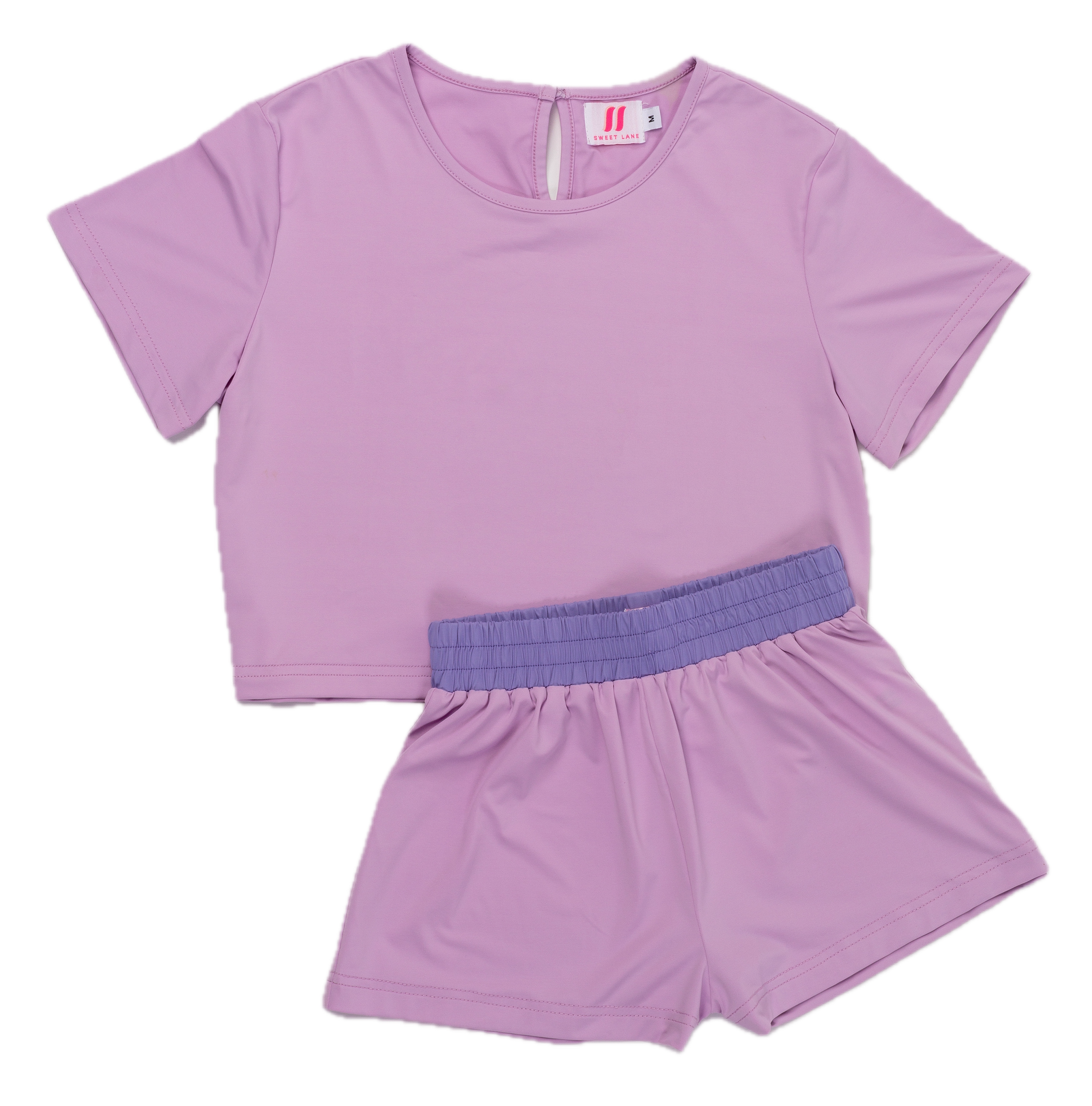 Shorts and Top Set - Light Purple