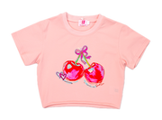 Sweet Cherries Custom Art Tee